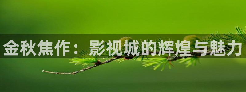 下载丝瓜视：金秋焦作：影视城的辉煌与魅力