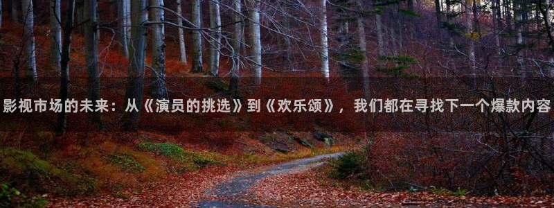 丝瓜视频ios在线：影视市场的未来：从《演员的挑选》到《欢乐颂》，我们都在寻找下一个爆款内容