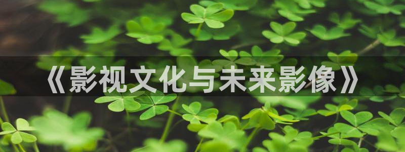 丝瓜成版人视频：《影视文化与未来影像》